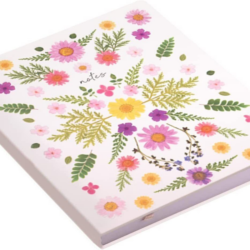 Desk Notes Pressed Flowers Notes Journal mulveys.ie nationwide shipping