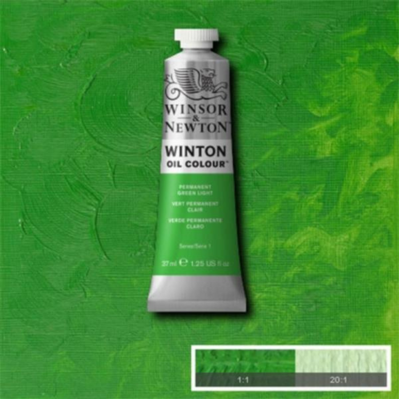 Winton Oil Colour | Permanent Green Light | 37Ml