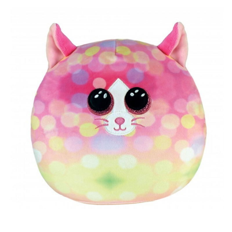 TY Squish-A-Boo 14" Sonny the Pink Cat