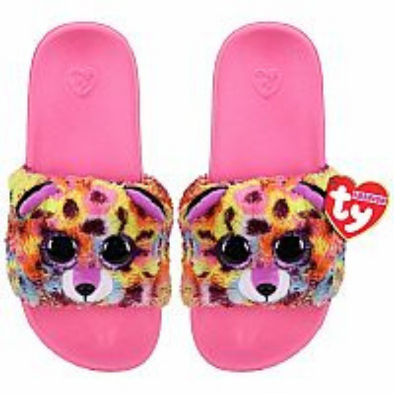 Ty Giselle Leopard Pool Slides  mulveys.ie nationwide shipping