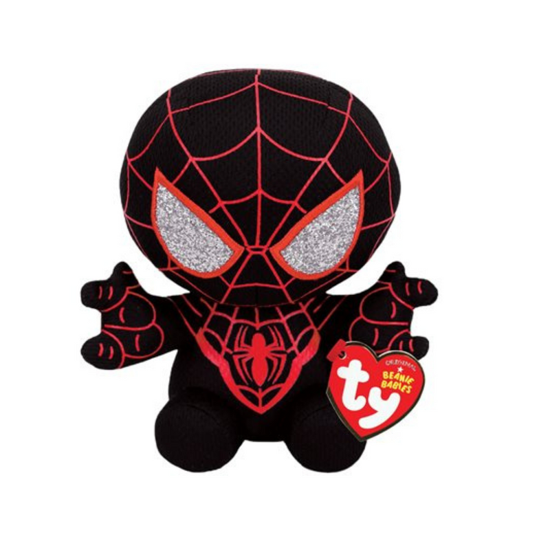 TY Plush beanie babies 6in Spider-Man Miles Morales