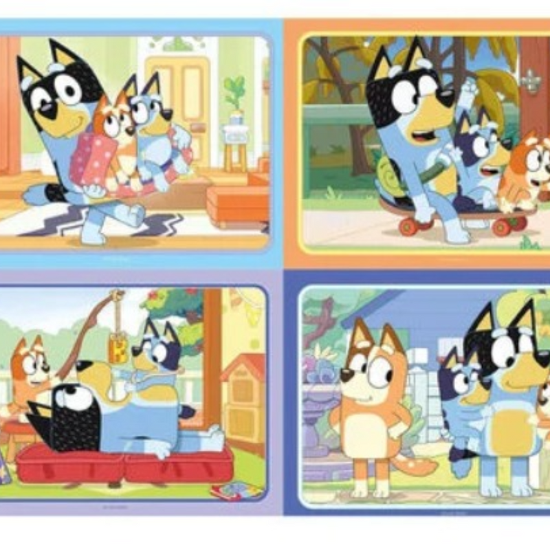 BLUEY 4 IN BOX PUZZLE