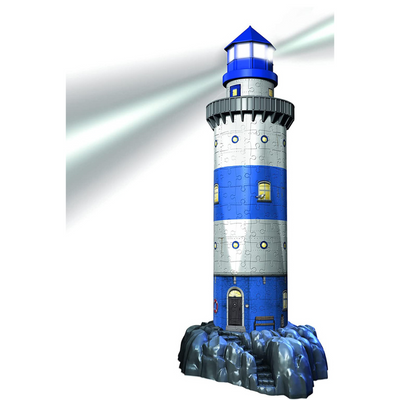 Lighthouse: Night Edition - 216pc Light-Up 3D Jigsaw Puzzle By Ravensburger mulveys.ie nationwide shipping