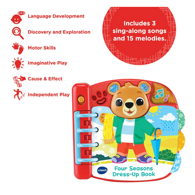 Vtech Baby Four Seasons Dress-Up Book mulveys.ie nationwide shipping