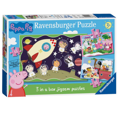 Ravensburger Peppa Pig 3 in Box Puzzles mulveys.ie nationwide shipping