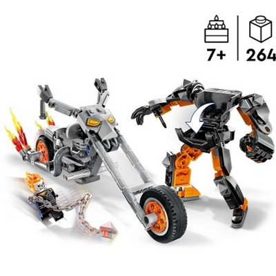 Lego 76245 Ghost Rider Mech & Bike 7yrs + mulveys.ie nationwide shipping