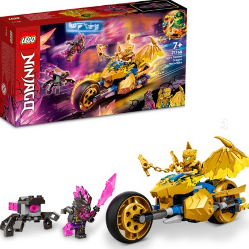 LEGO JAY S GOLDEN DRAGON MOTORBIKE 7+ yrs mulveys.ie nationwide shipping