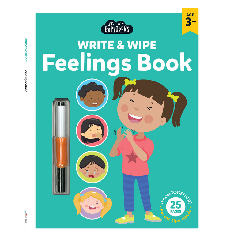 Junior Explorers® Write and Wipe: Feelings Book