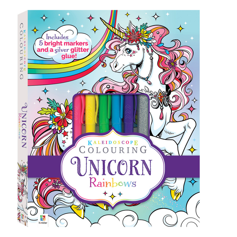 Kaleidoscope Colouring Kit: Unicorn Rainbows