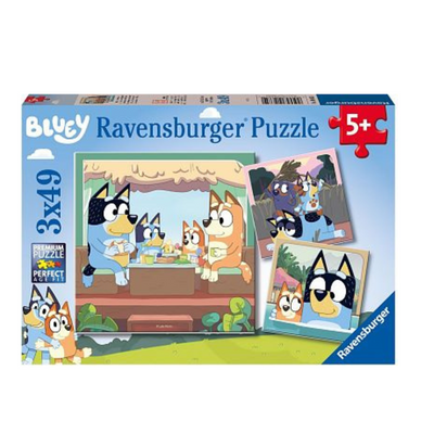 Bluey, 3 x 49 piece puzzles mulveys.ie nationwide shipping