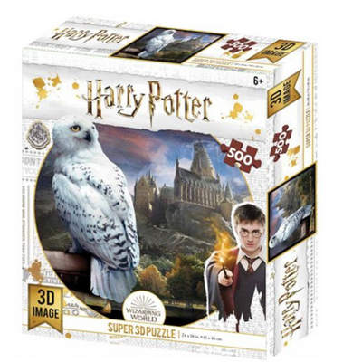 Hedwig 500pc 3D Puzzle MULVEYS.IE NATIONWIDE SHIPPING