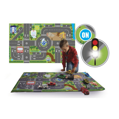 Kids Globe Playmat with working Traffic Lights mulveys.ie nationwide shipping