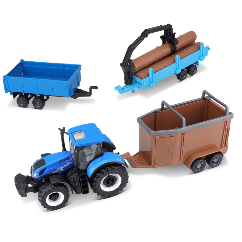 New Holland Farm Tractor with 3 Trailers mulveys.ie nationwide shipping