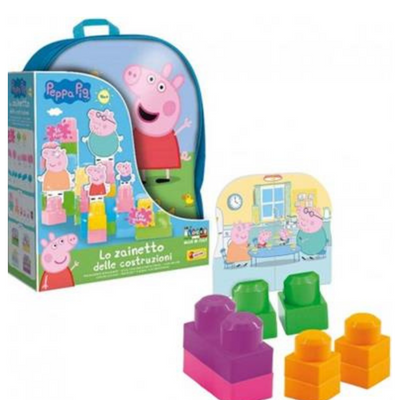 PEPA PIG  BACKPACK WITH BLOCKS mulveys.ie nationwide shipping