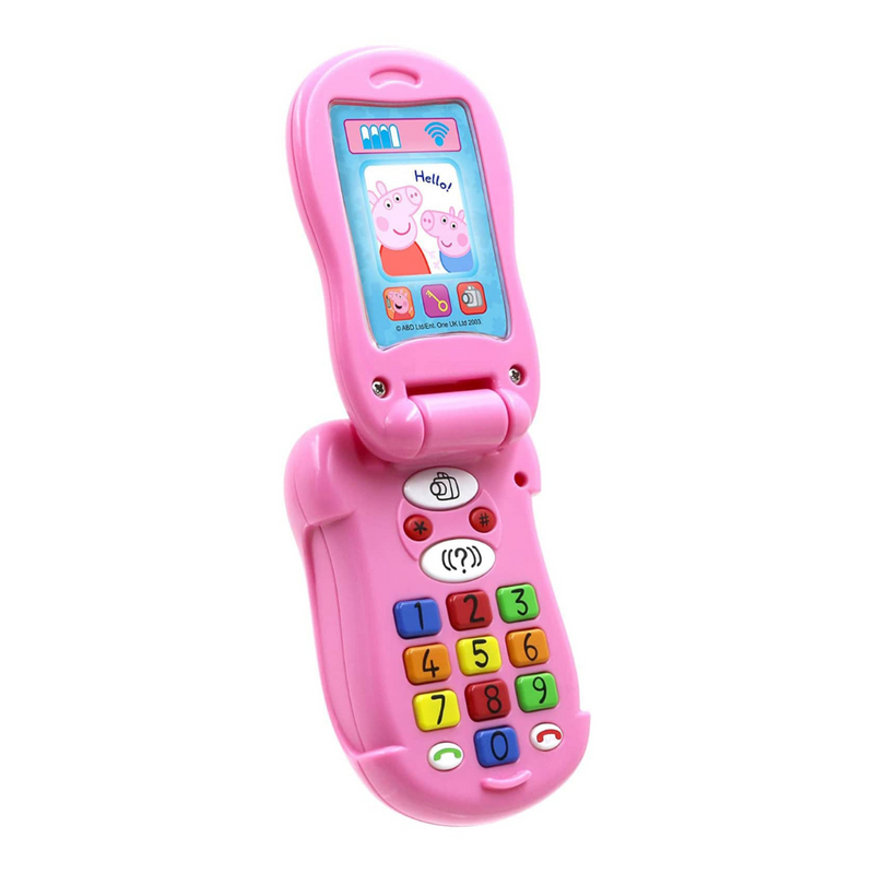 Peppa Pig Interactive Flip and Learn Toy Phone MULVEYS.IE NATIONWIDE SHIPPING
