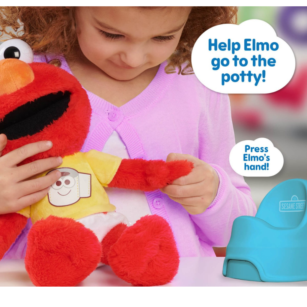 Sesame Street Potty Time Elmo Interactive Soft Toy –