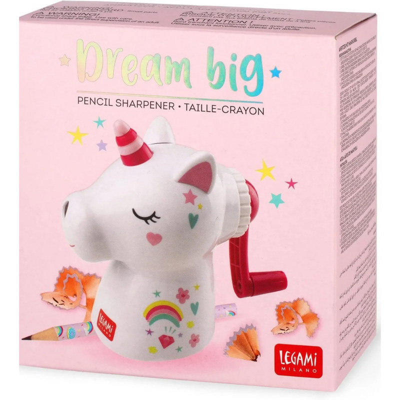 Legami Dream Big - Desktop Pencil Sharpener - Unicorn