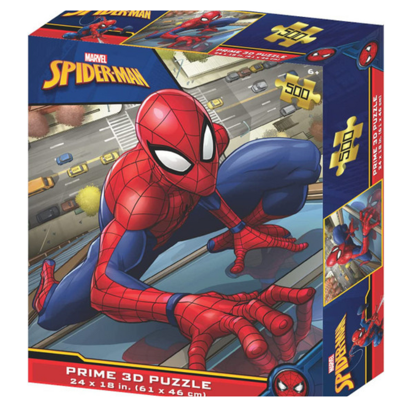 Spiderman Climb Prime 3D 500 Piece Puzzle