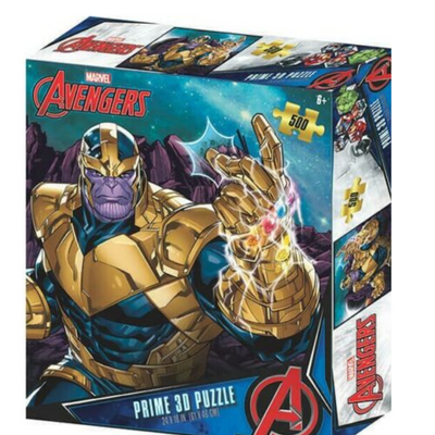  Super 3D Puzzle Marvel Thanos 500 piece jigsaw mulveys.ie nationwide shipping