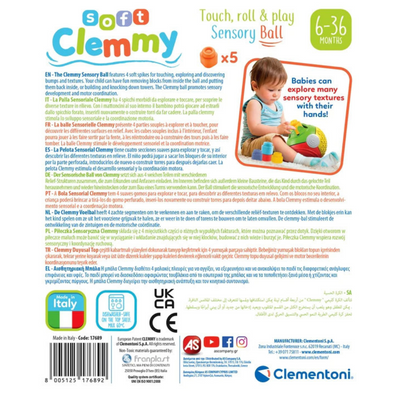 Clementoni: Clemmy Sensory Ball mulveys.ie nationwide shipping