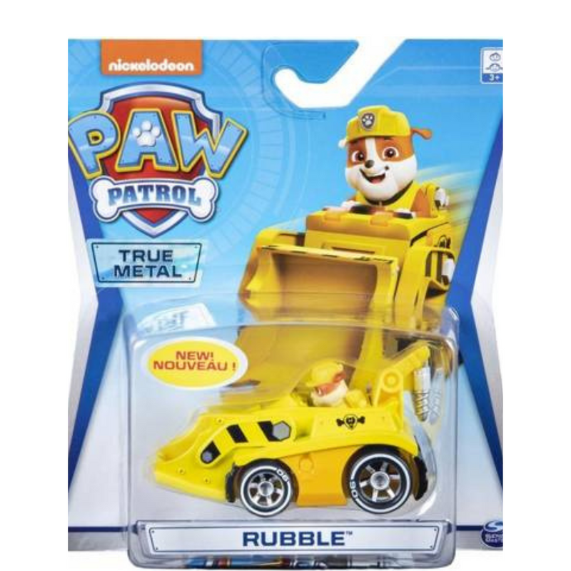 PAW PATROL  METAL VEHICLE BULLDOZER EXCAVATOR RUBBLE