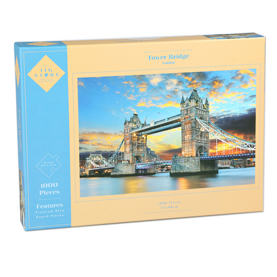 1000 piece jigsaw puzzle Tower Bridge HOME / JIGSAW PUZZLES mulveys.ie nationwide shipping