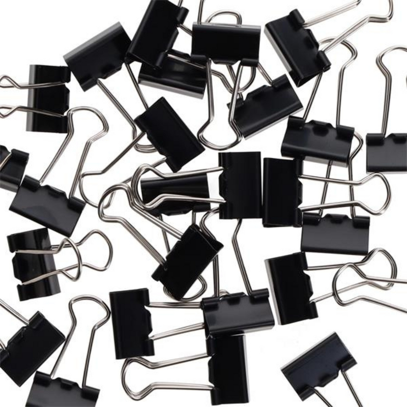Concept Tub 25 19mm Black Binder Clips mulveys.ie nationwide shipping