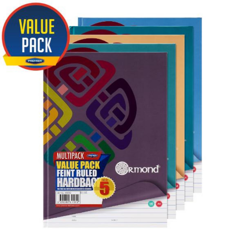 Ormond Pkt.5 A4 160pg Hardcover Notebook mulveys.ie nationwide shipping