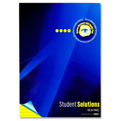 Student Solutions A4 100pg Visual Memory Aid Refill Pad - Yellow mulveys.ie nationwide shippiing
