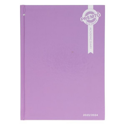 Premto Pastel A5 2023-2024 Page A Day Academic Diary 5 Asst mulveys.ie nationwide shipping