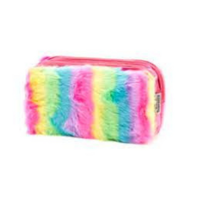 Double Pencil Case Furry Neon mulveys.ie nationwide shipping