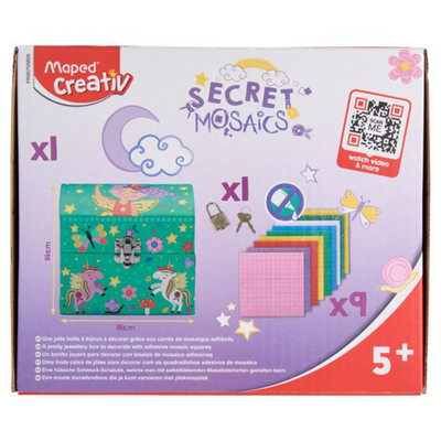 Maped Creativ Secret Mosaics - Jewellery Box mulveys.ie nationwide shipping