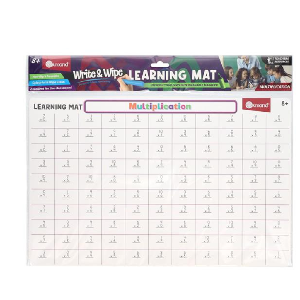 Ormond Learning Mat - Multiplication – Mulveys.ie