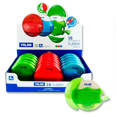 Milan Bubble Eraser & Sharpener 3 Asst. Cdu mulveys.ie nationwide shipping
