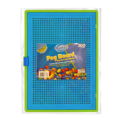 Clever Kidz Peg Board Box Set With Storage  www.mulveys.ie Nationwide Shipping