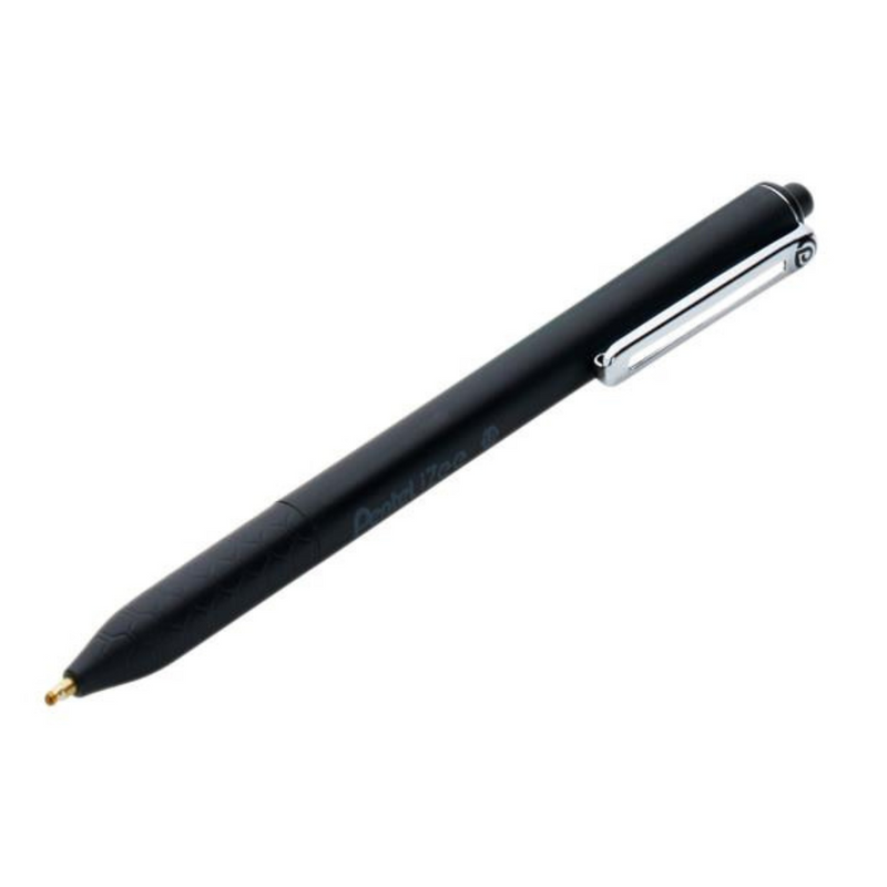Pentel Izee 1.0mm Retractable Ballpoint Pen - Black  www.mulveys.ie Nationwide Shipping