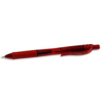 Pentel Energel-x Bl107 0.7mm Retractable Gel Pen - Red  www.mulveys.ie  Nationwide Shipping