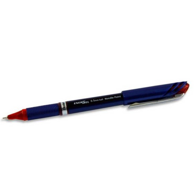 Pentel Energel 0.5mm Needle Tip Gel Pen - Red  www.mulveys.ie Nationwide Shipping