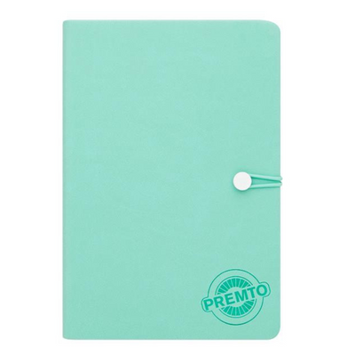 Premto Pastel A5 192pg Hardcover Pu Notebook W/elastic - Mint Magic  www.mulveys.ie  Nationwide Shipping