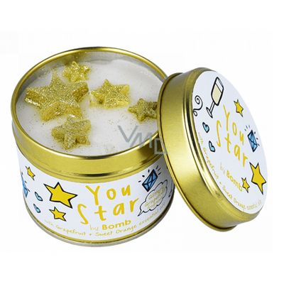 Bomb Cosmetics You Star Tin Candle mulveys.ie nationwide shipping
