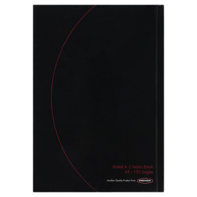 Concept A5 192pg Hardcover A-z Index Book