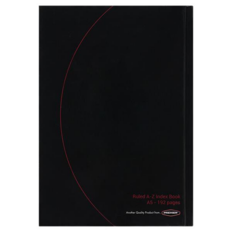Concept A5 192pg Hardcover A-z Index Book
