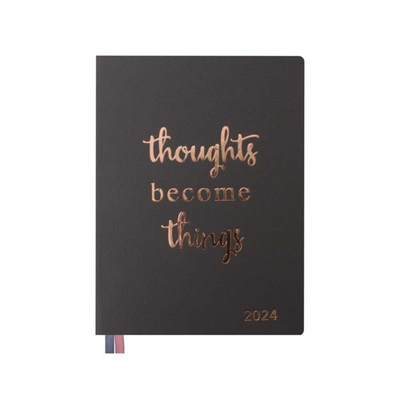 A5 Grey Leatherette Diary DAP Luxe mulveys.ie nationwide shipping