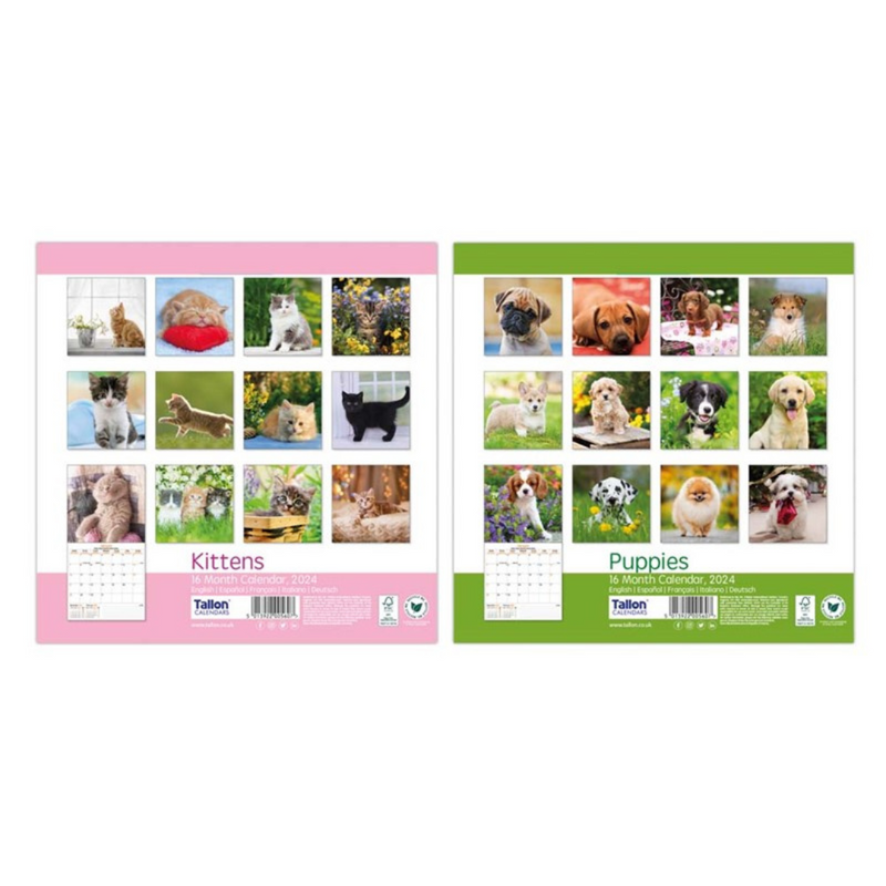 CALENDAR KITTENS  PUPPIES