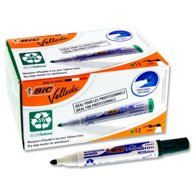 Bic Velleda Bullet Tip Whiteboard Marker - Green mulveys.ie nationwide shipping