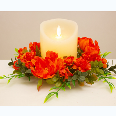 Enchante RUSSET PEONY  Candle Ring mulveys.ie nationwide shipping