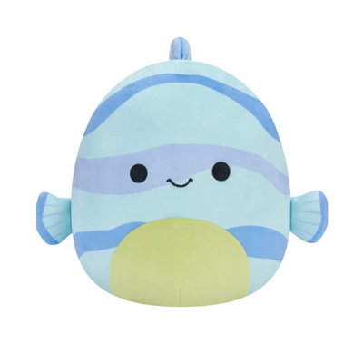 Squishmallows 19 cm Leland blue striped fish mulveys.ie nationwide shipping
