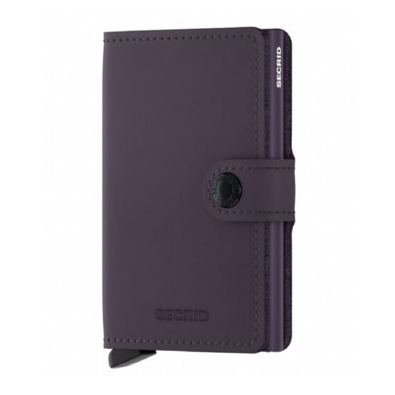 SECRID CARD HOLDER MINIWALLET MATTE DARK PURPLE mulveys.ie nationwide shipping