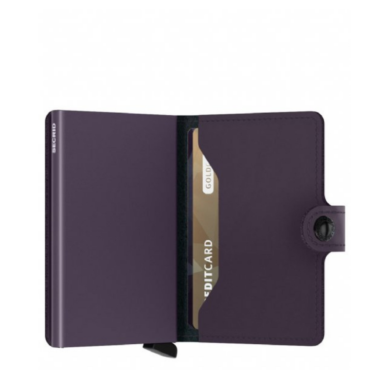 SECRID CARD HOLDER MINIWALLET MATTE DARK PURPLE mulveys.ie nationwide shipping