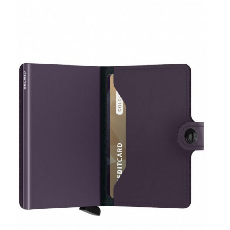 SECRID CARD HOLDER MINIWALLET MATTE DARK PURPLE mulveys.ie nationwide shipping